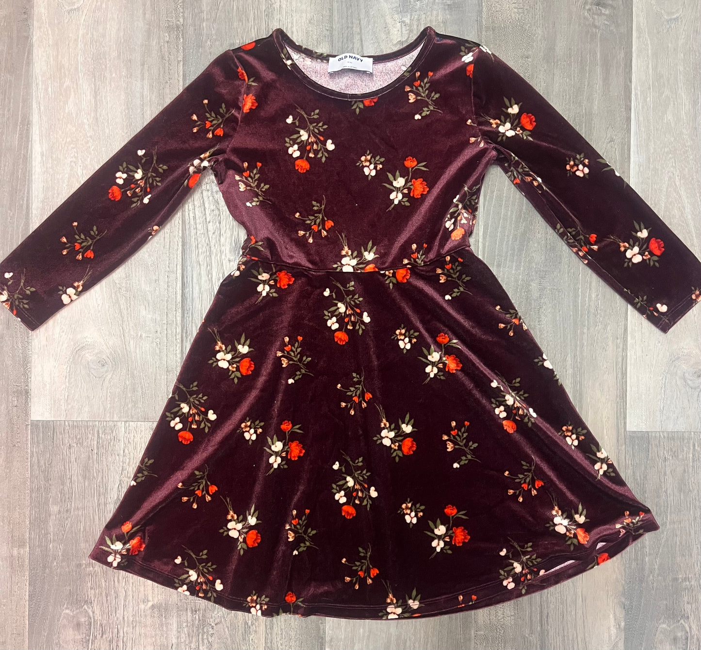 Kids-Old Navy LS Dress-Size Medium (8)