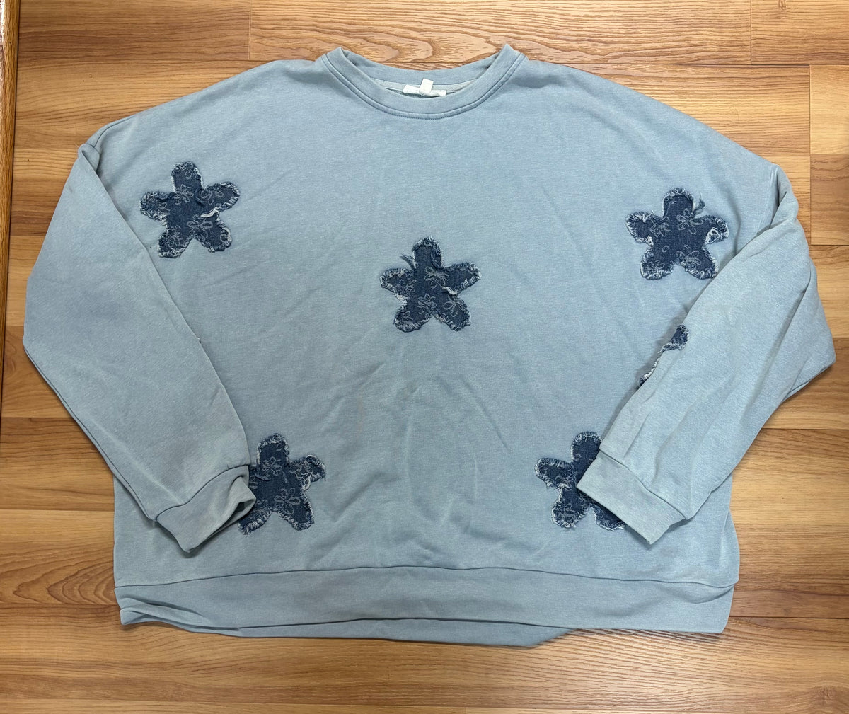 Blue Velvet LS-Size XL