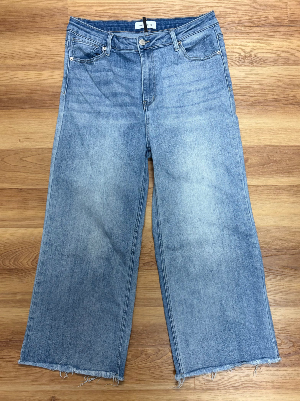 Risen Wide Leg Denim-Size 15
