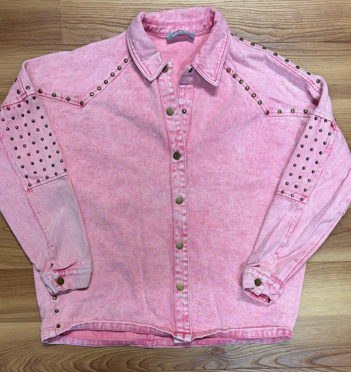 Blue B Denim Jacket-Size Small