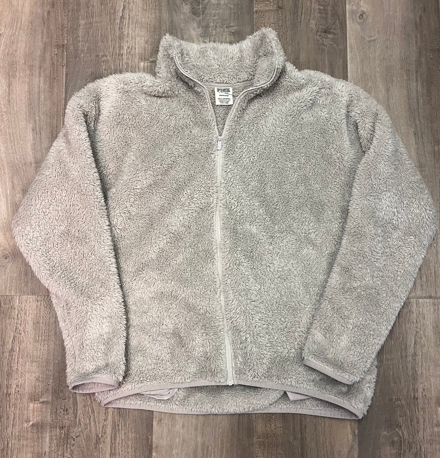 PINK Zip Up-Size Small