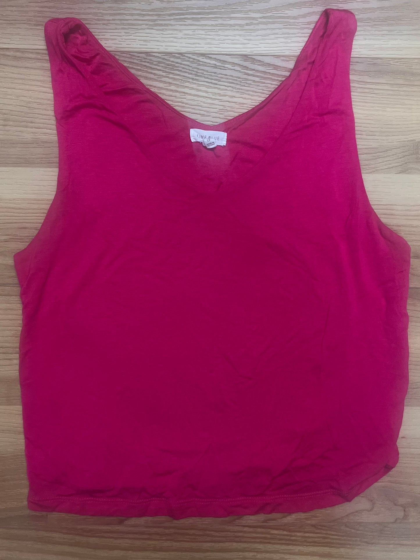 Lime Blue Tank-Size Small