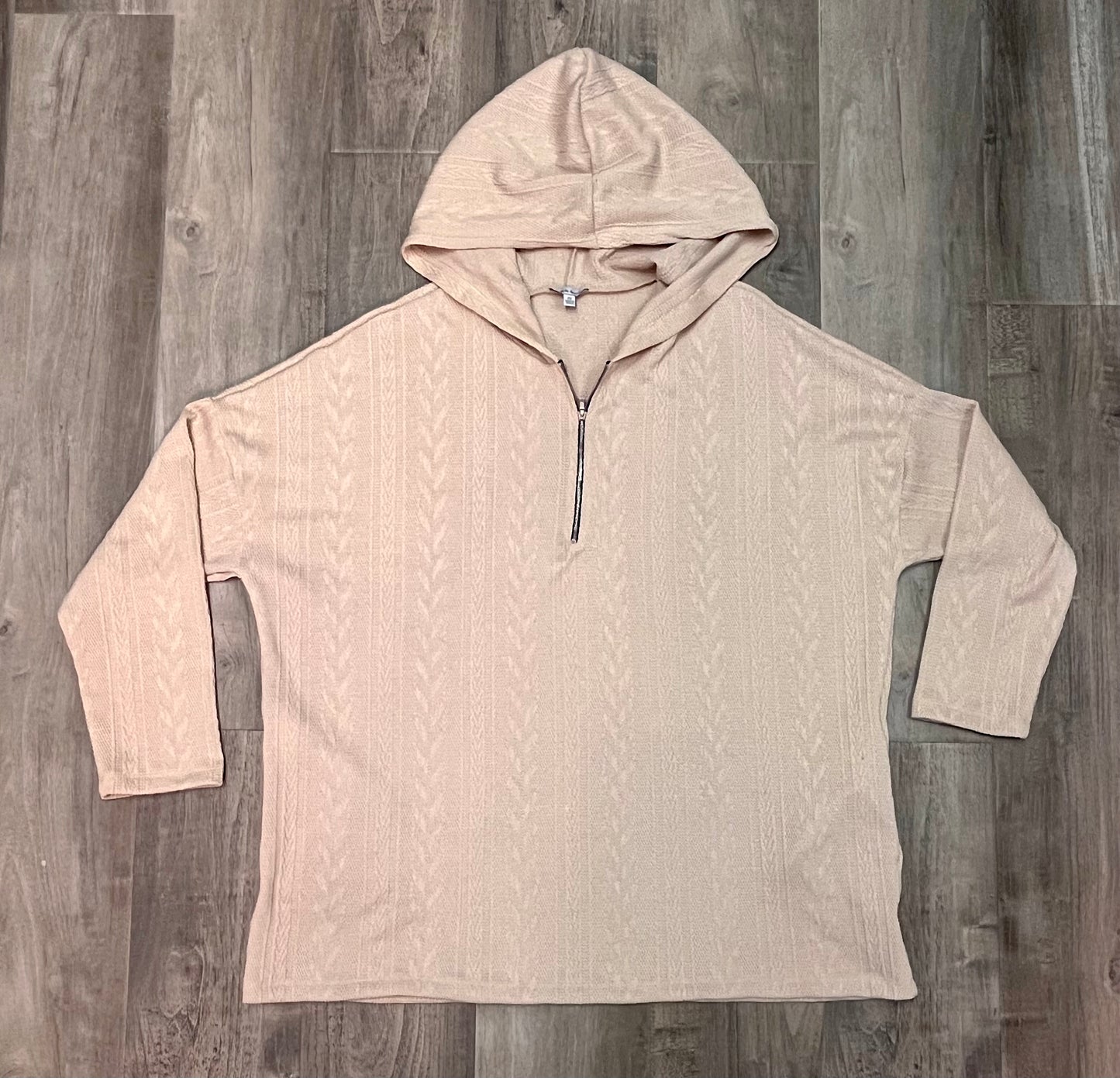 White Birch Quarter Zip-Size 2XL