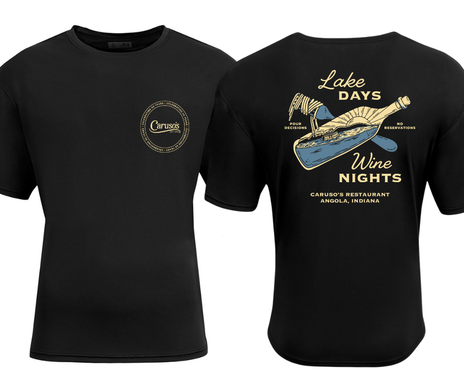 Caruso's 50th Anniversary Rash Guard Short Sleeve-Black Two Color Design
