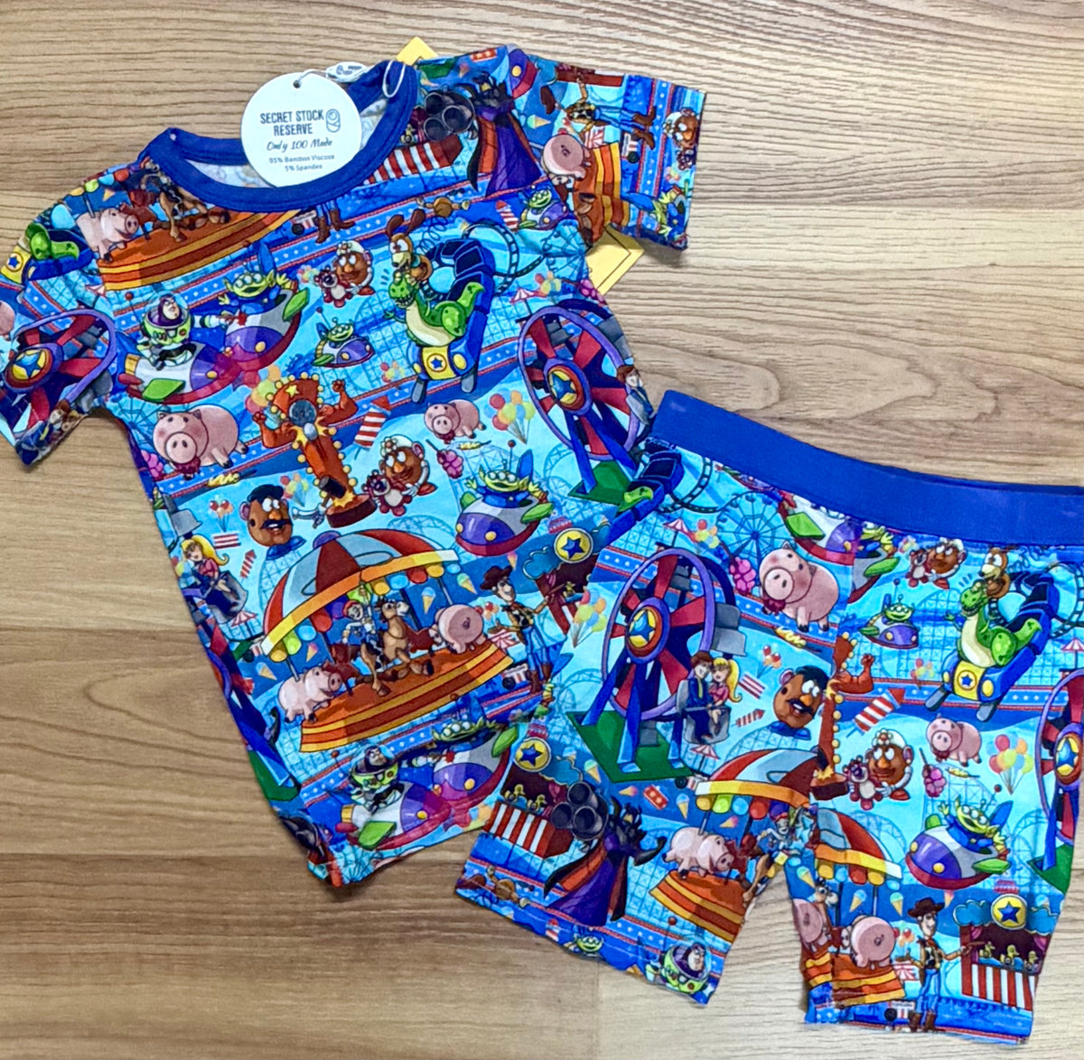 Toy Story Bamboo PJs Shorts-NEW!