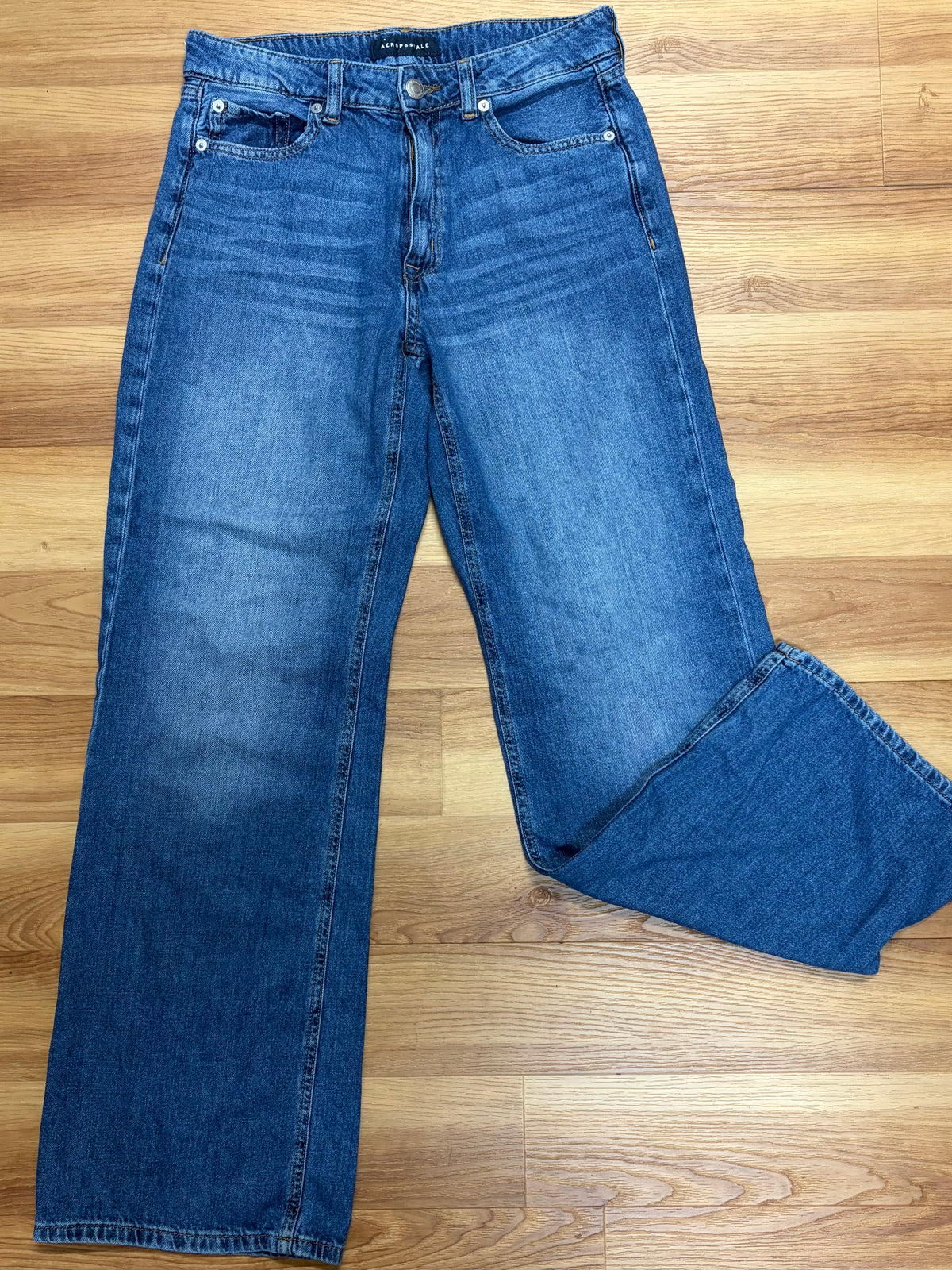Aero Wide Leg Denim-Size 6