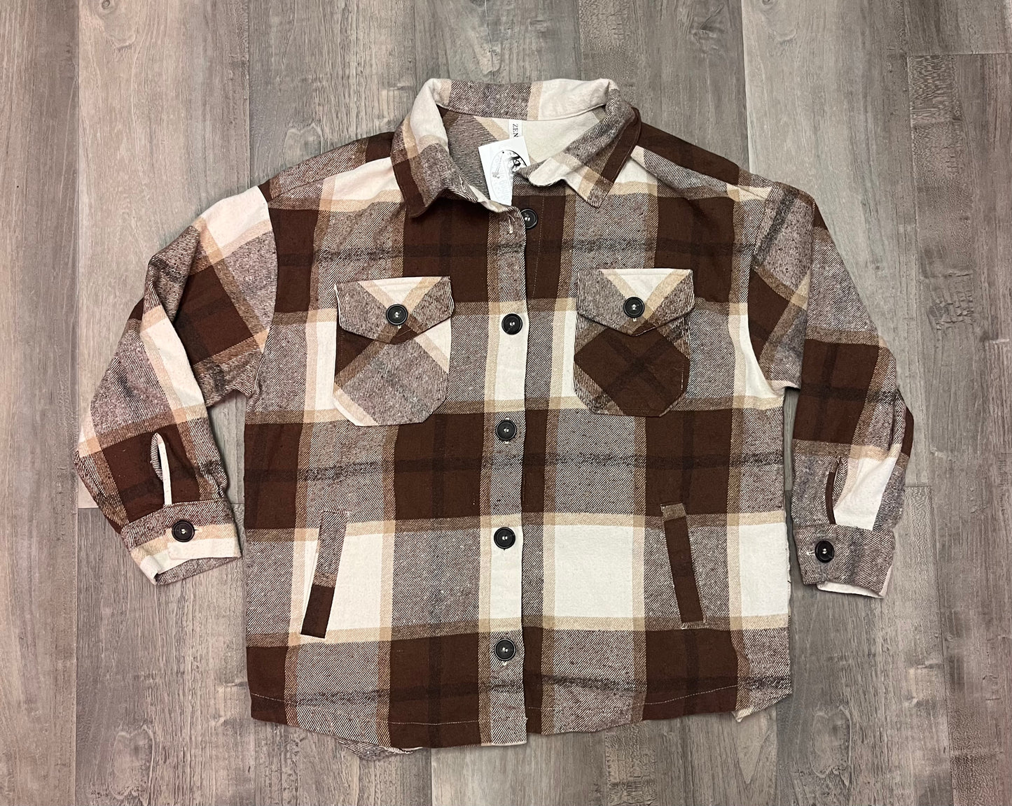 Zeanna Flannel-Size Large