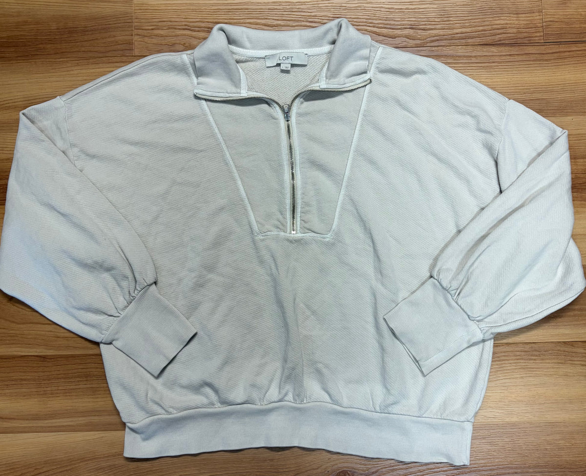 Loft Quarter Zip-Size Large
