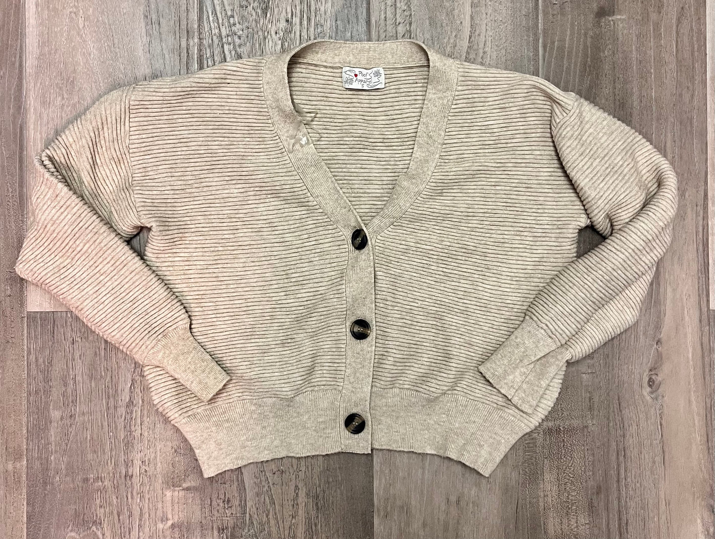 Poof Apparel Light Sweater-Size Small