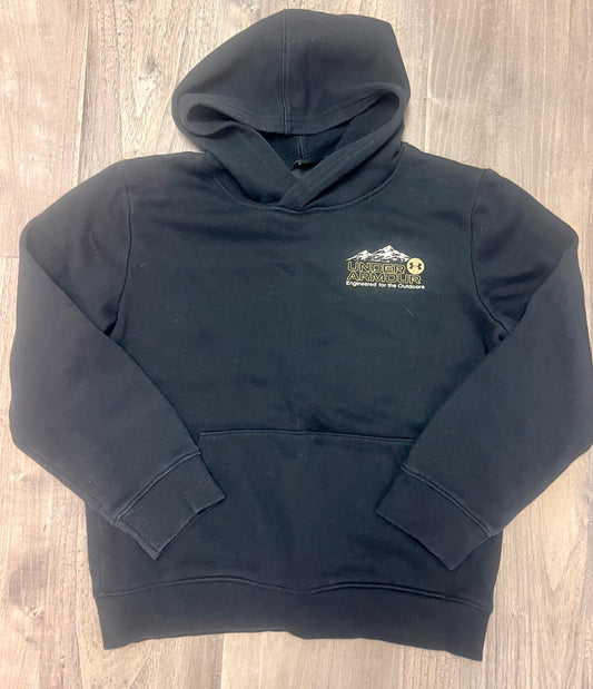 Kids-Under Armor Hoodie-Size Medium-Black