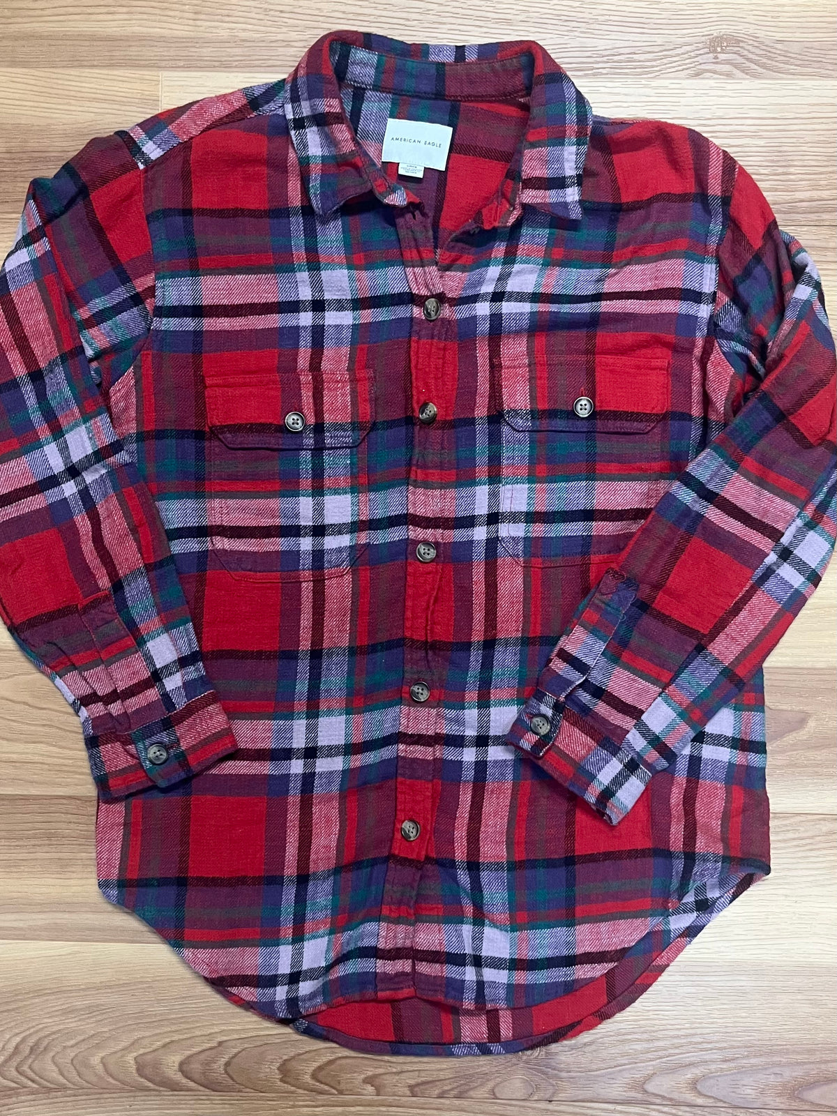 American Eagle Flannel-Size Small