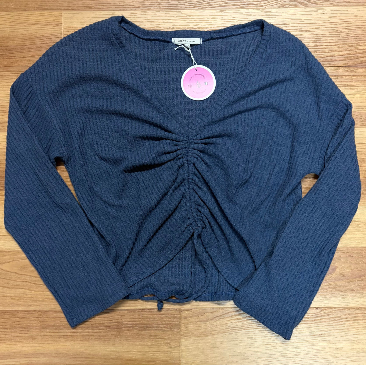 Cozy Casual LS-Size Medium-NEW