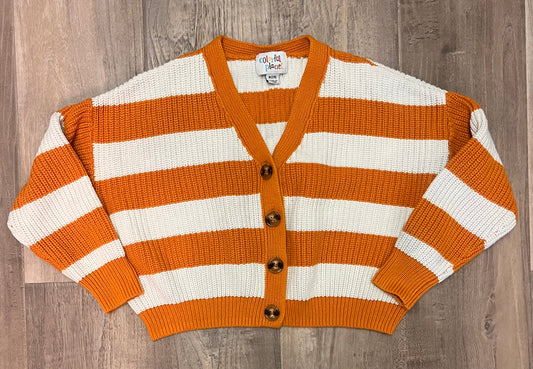 Kids-Colorful Planet Sweater-Size Medium (7/8)