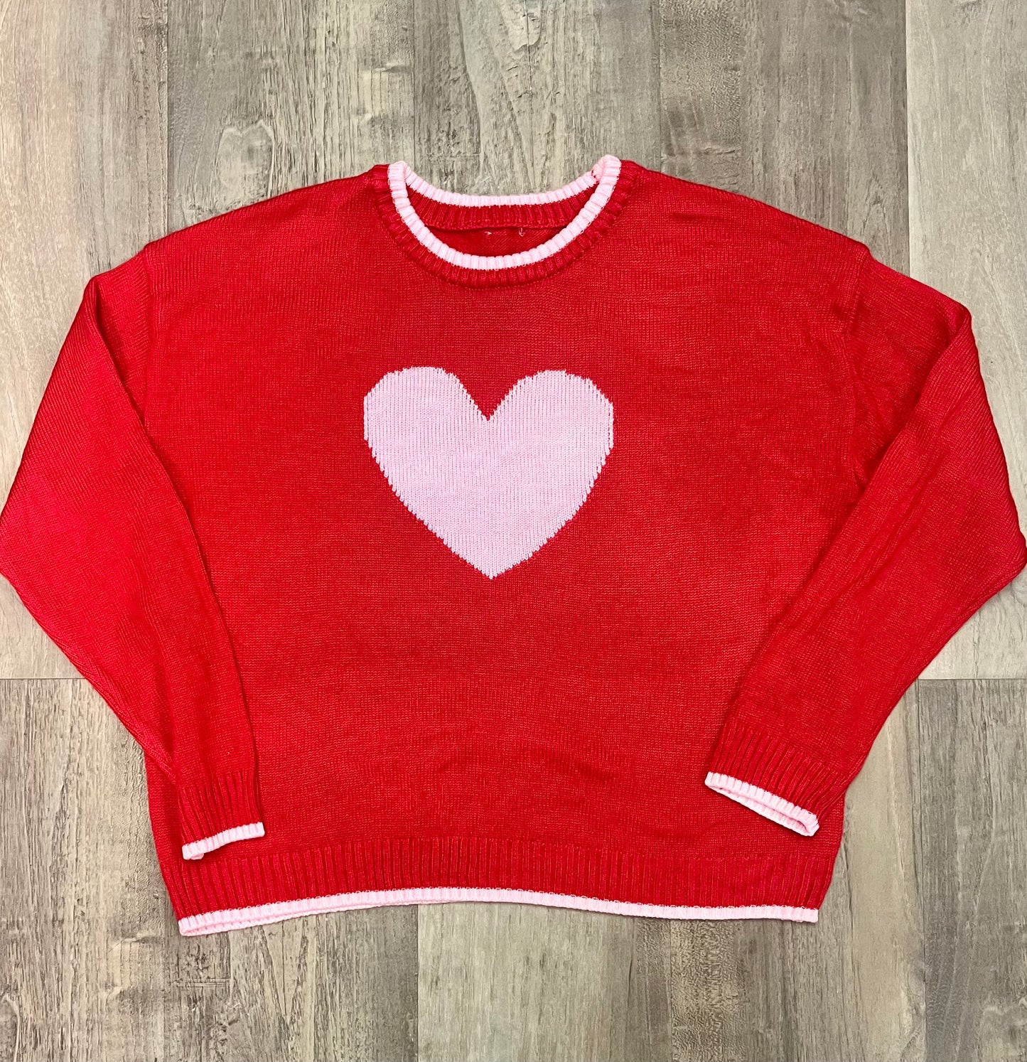 Kids-Unbranded Valentine's Sweater-Size XXL