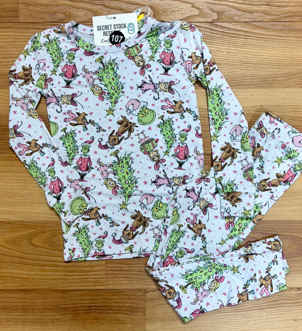 Green Guy Bamboo PJs-Size 2T-New