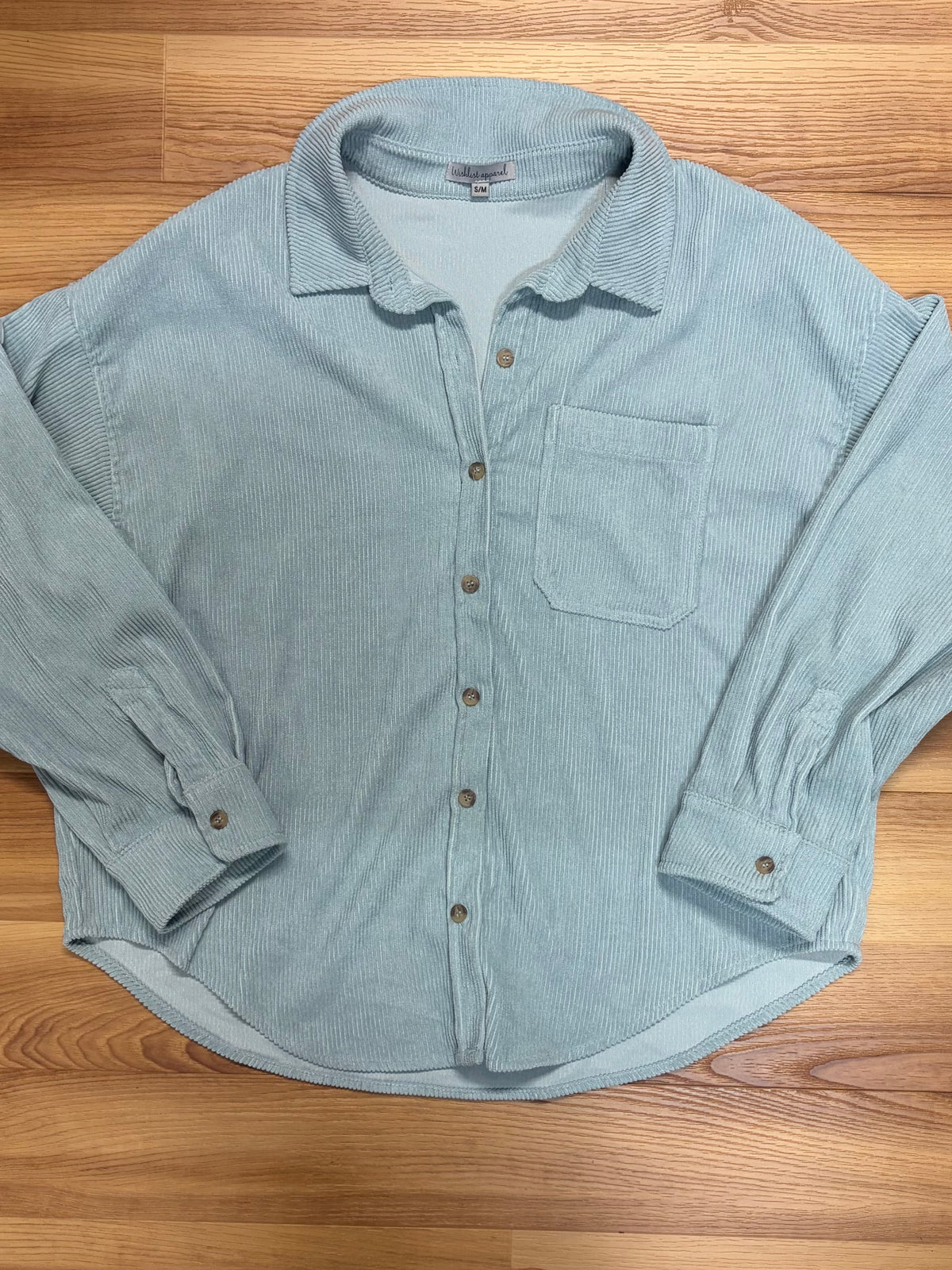 Wishlist Button Up-Size S/M