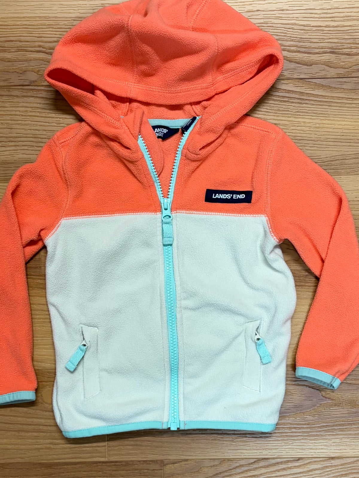 Kids-Lands End Zip-Size 2T