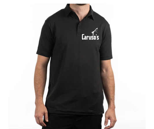Caruso's Godfather Logo Men's Polo