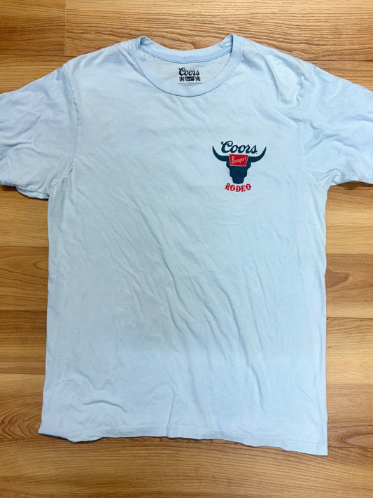Coors t-shirt-Size Medium-Blue