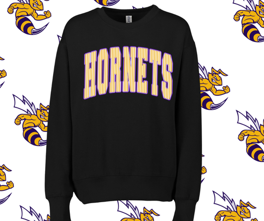 Hornets Ladies Boxy Crewneck