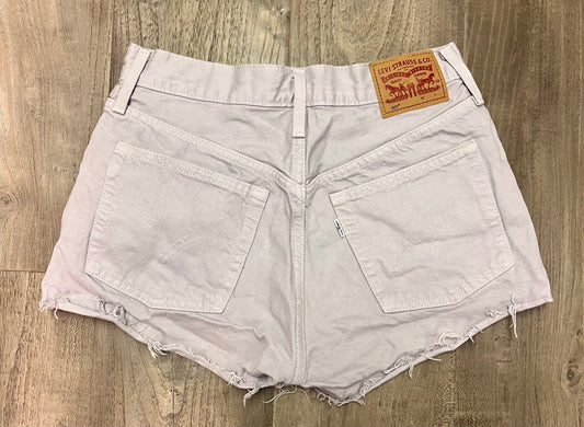 Levi 501 Lavender Shorts-Size 3