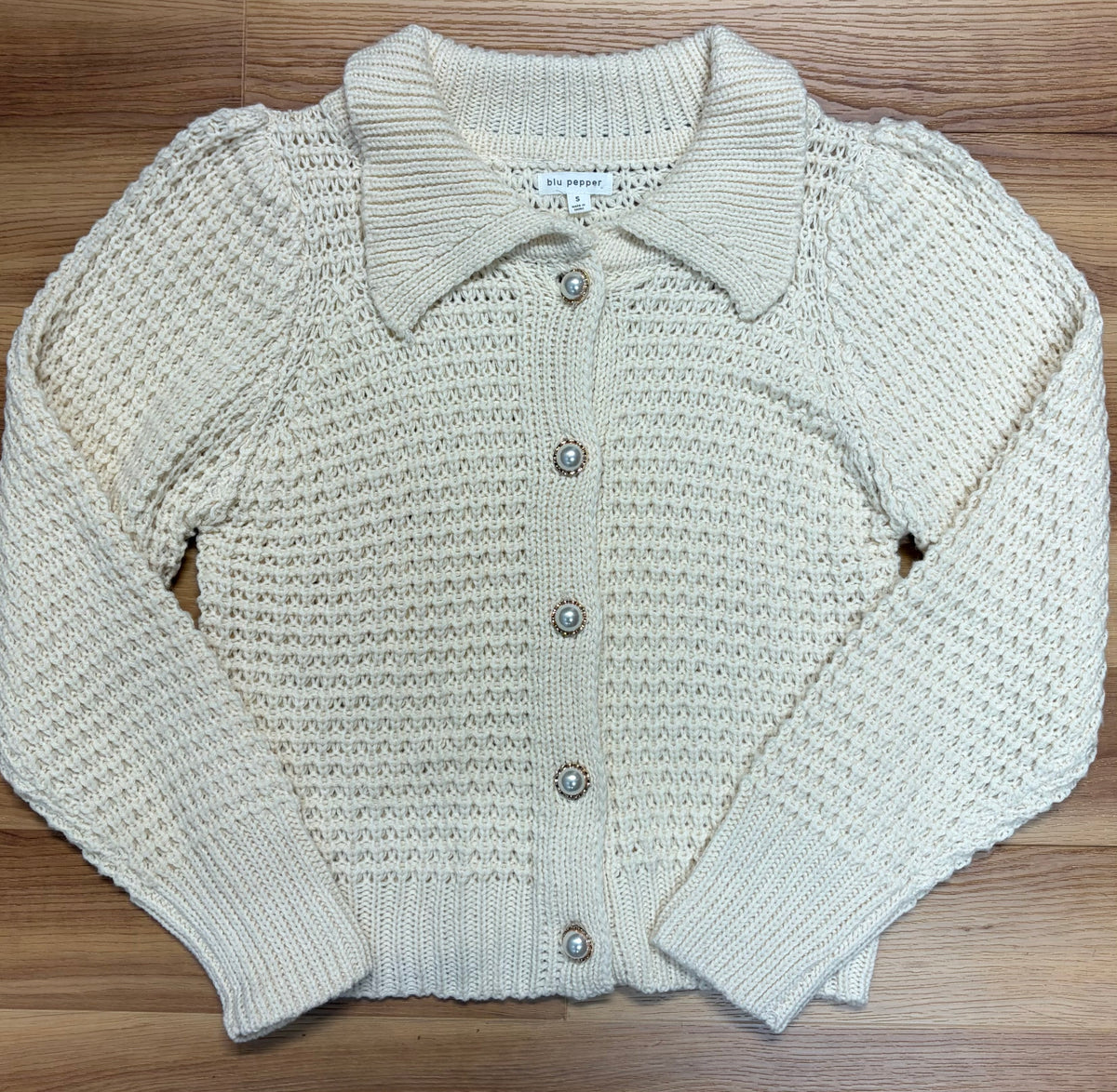 Blu Pepper Sweater-Size Small