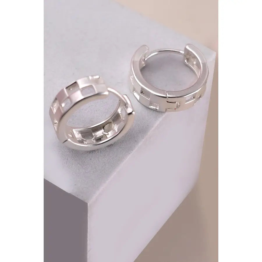 Checkered Earrings